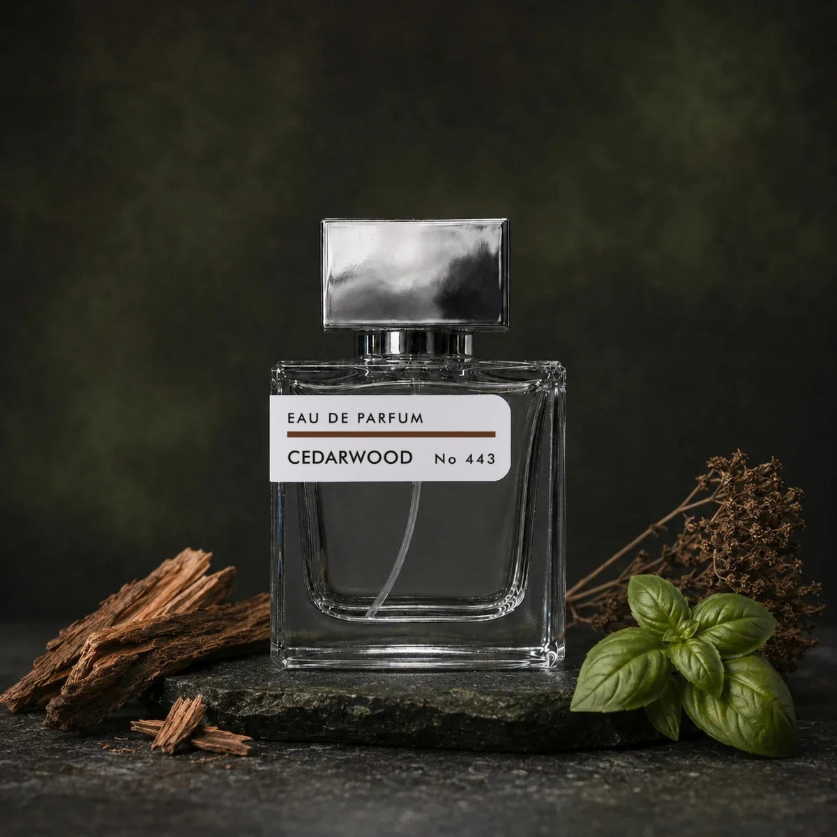 Cedarwood No. 443 handmade Australian perfume — 50ml bottle