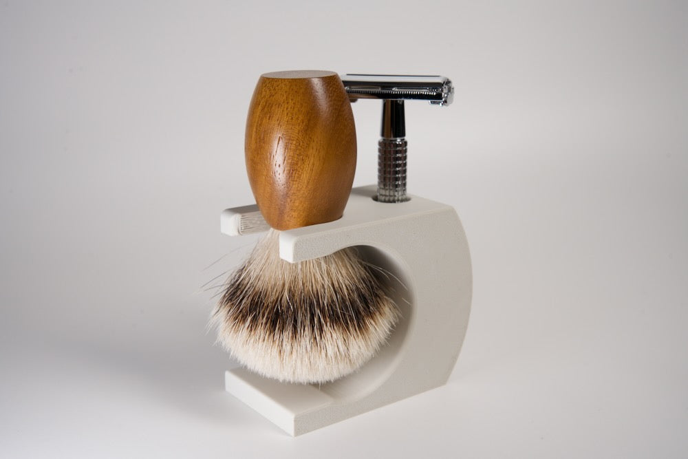 The Wave X – Shaving Brush & Razor Stand