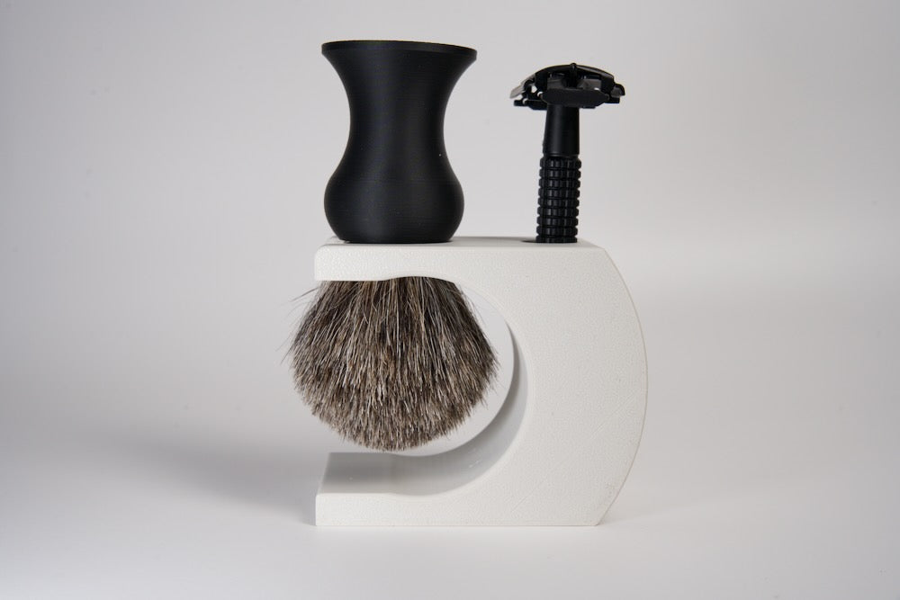 The Wave X – Shaving Brush & Razor Stand