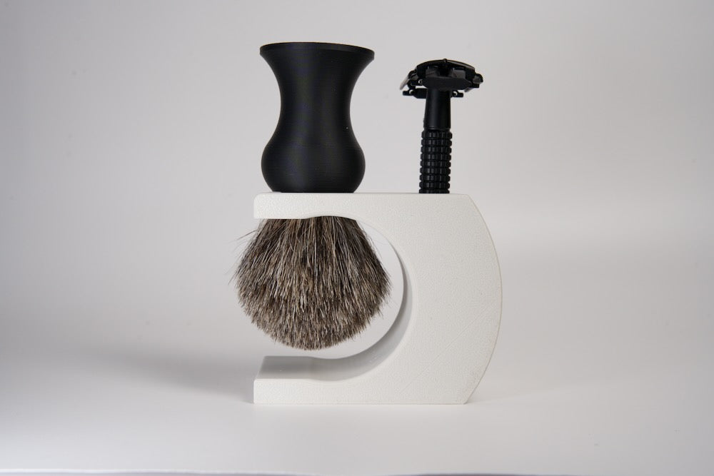 The Wave X – Shaving Brush & Razor Stand