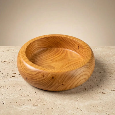 Handturned Huon Pine shaving bowl by Stuga — rare Tasmanian timber with honey-golden grain