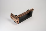 Razor Rest Standard safety razor stand — compact 85 x 32mm matte charcoal cradle made in Moss Vale